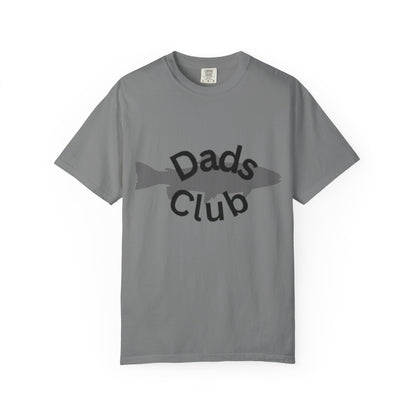 Dads Club Fishing T-Shirt — "Dads Club" Fish Silhouette Tee