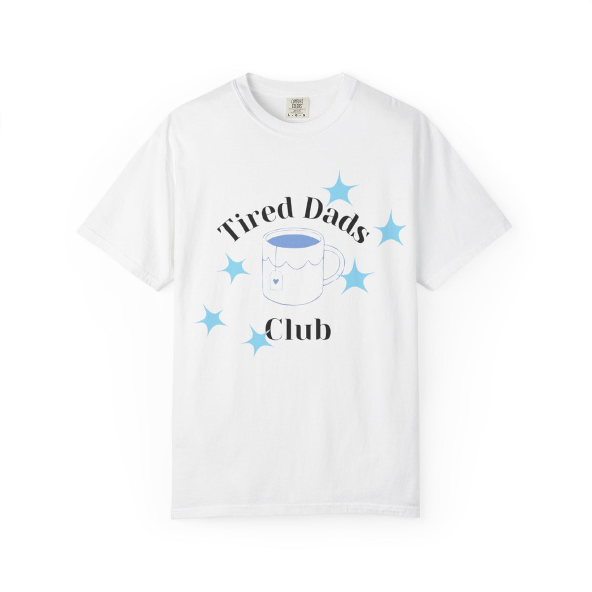 T-Shirt — "Tired Dads Club" Graphic Tee (Coffee Mug Design)