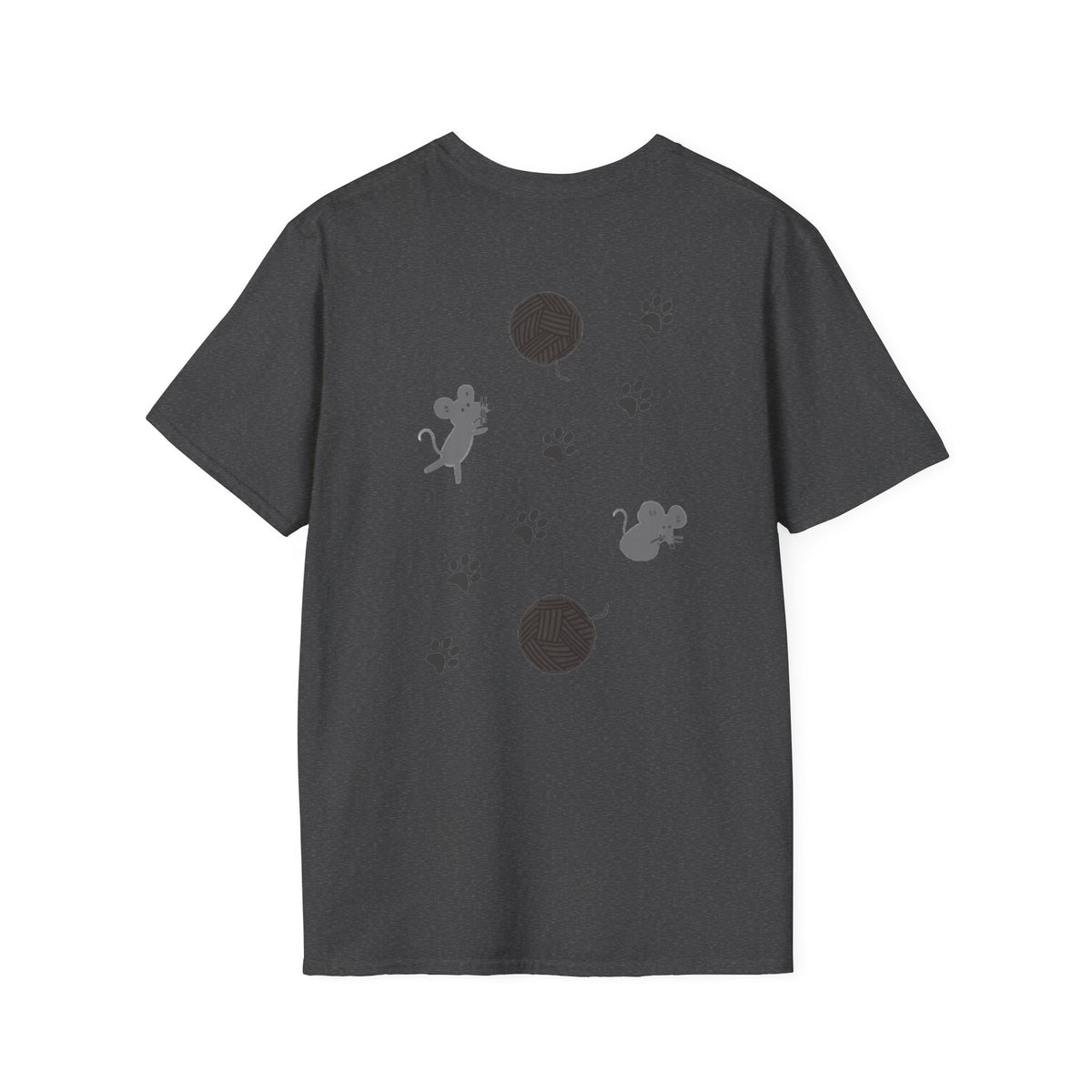 Cat Dad T-Shirt — Cute Paw Print & Cat Face Tee for Cat Lovers