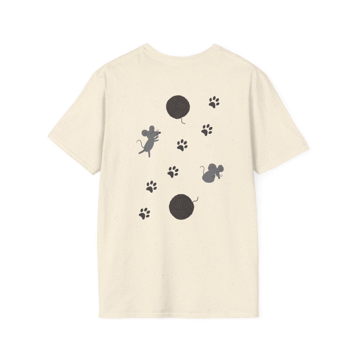 Cat Dad T-Shirt — Cute Paw Print & Cat Face Tee for Cat Lovers