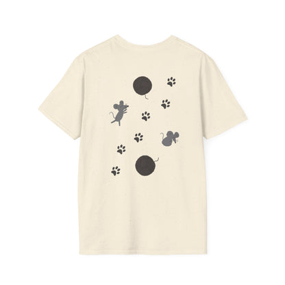 Cat Dad T-Shirt — Cute Paw Print & Cat Face Tee for Cat Lovers