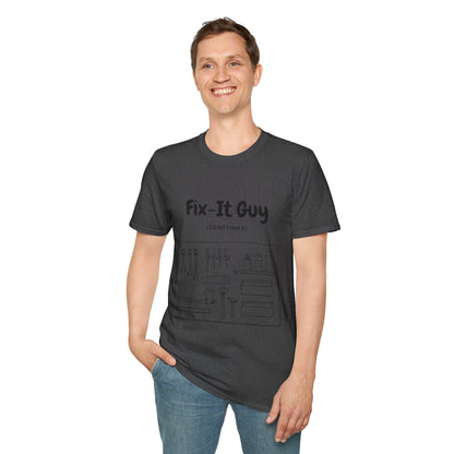 Fix-It Guy T-Shirt — Funny Handyman Tools Tee (Sometimes)