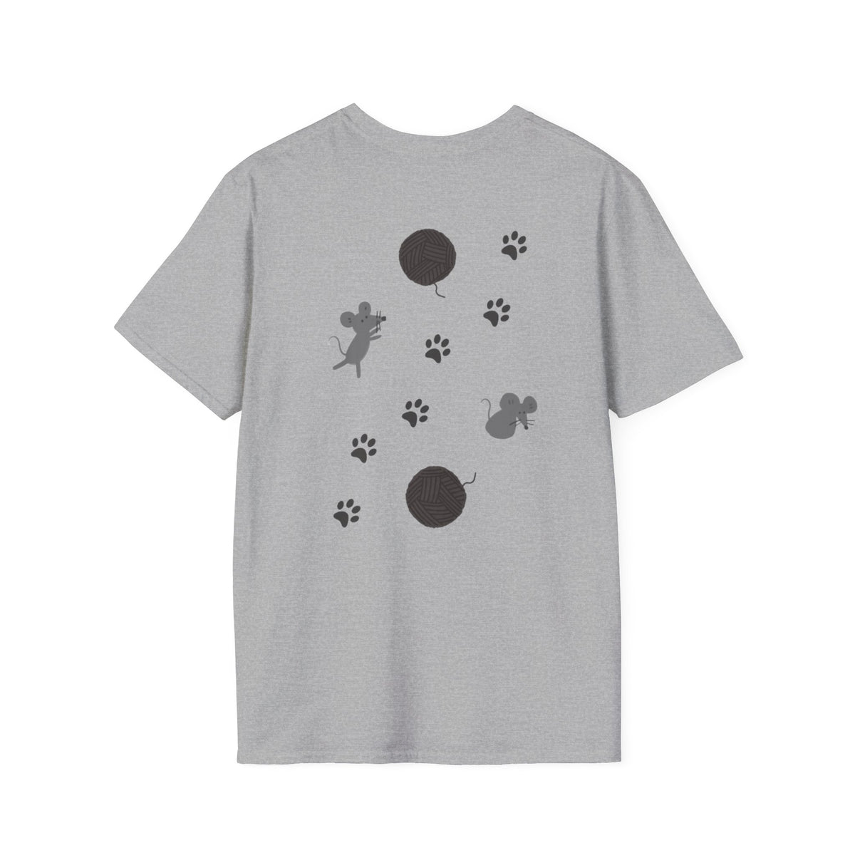 Cat Dad T-Shirt — Cute Paw Print & Cat Face Tee for Cat Lovers