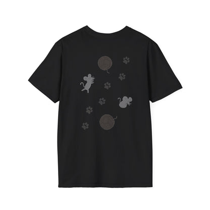 Cat Dad T-Shirt — Cute Paw Print & Cat Face Tee for Cat Lovers