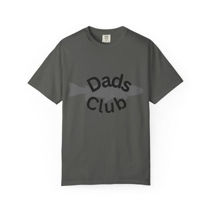 Dads Club Fishing T-Shirt — "Dads Club" Fish Silhouette Tee