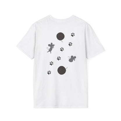 Cat Dad T-Shirt — Cute Paw Print & Cat Face Tee for Cat Lovers