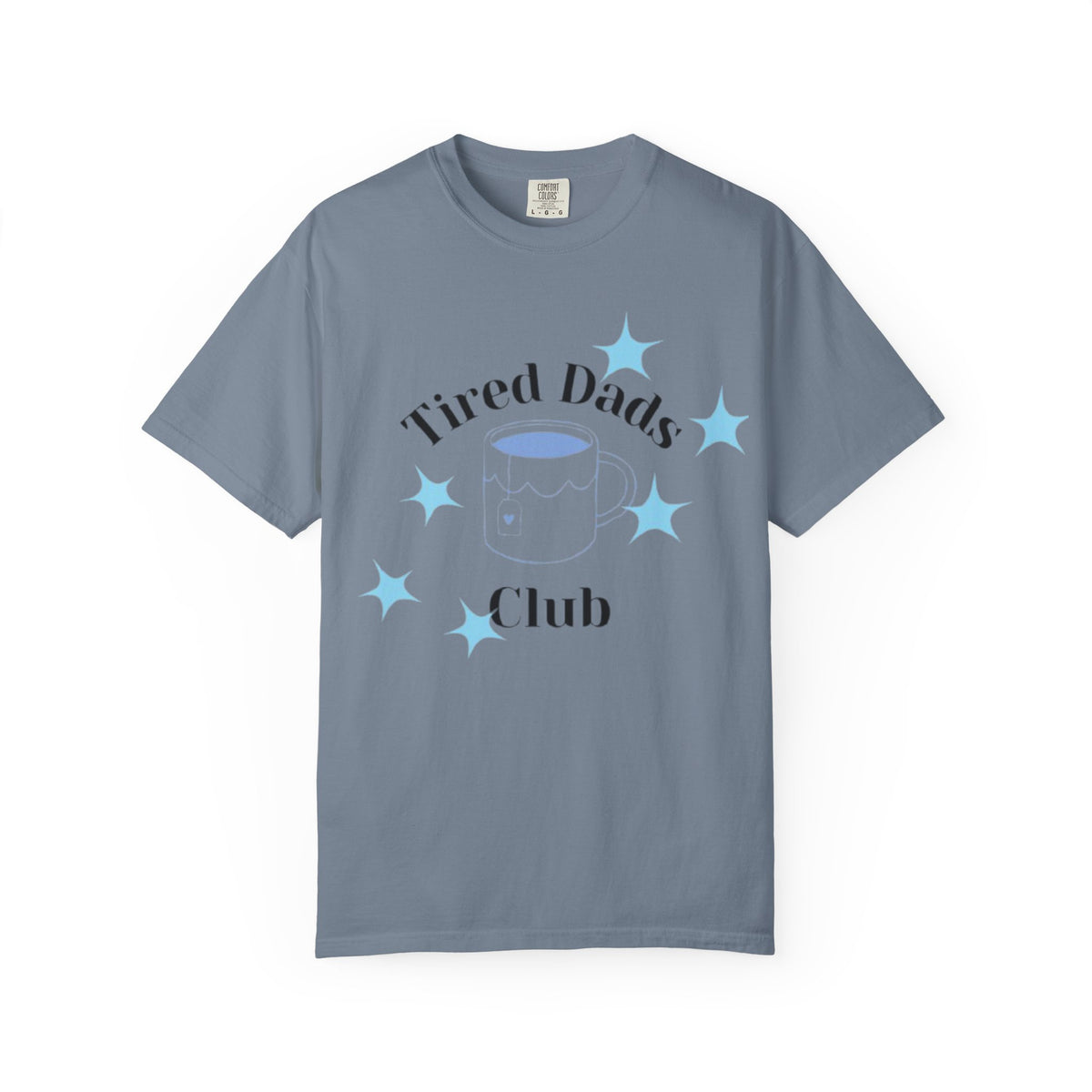 T-Shirt — "Tired Dads Club" Graphic Tee (Coffee Mug Design)