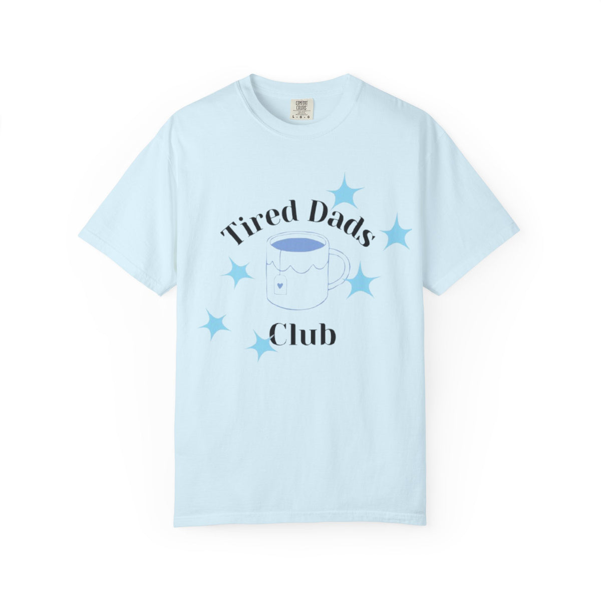 T-Shirt — "Tired Dads Club" Graphic Tee (Coffee Mug Design)