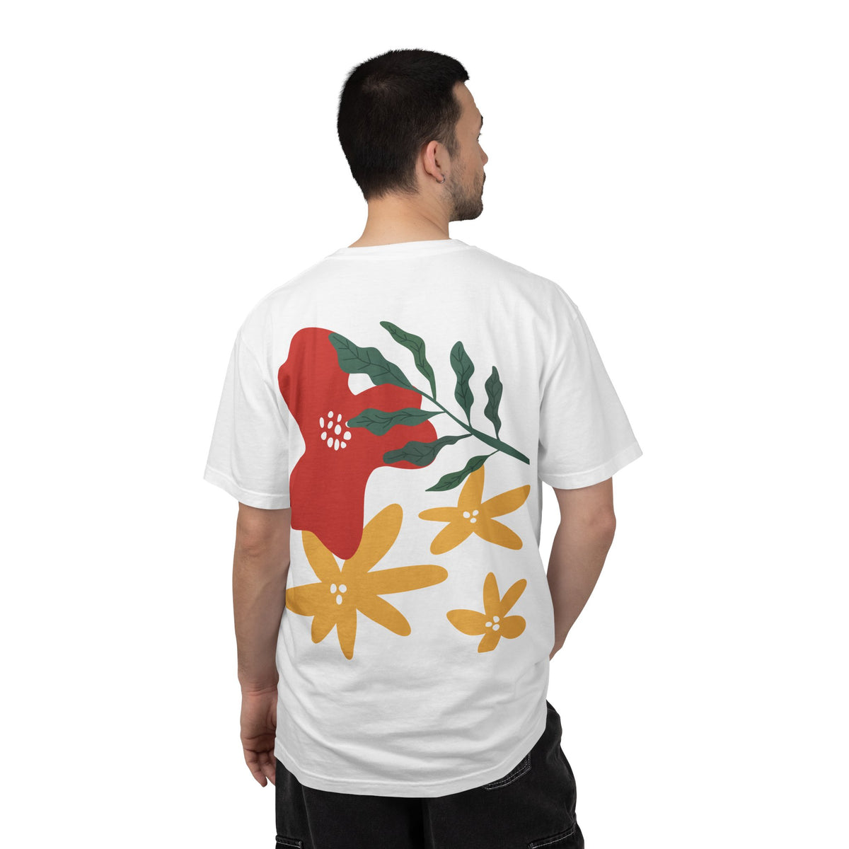 T-Shirt — The King of Dad Jokes Smiley Floral Tee