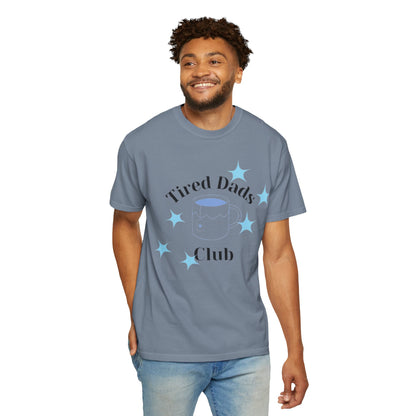 T-Shirt — "Tired Dads Club" Graphic Tee (Coffee Mug Design)