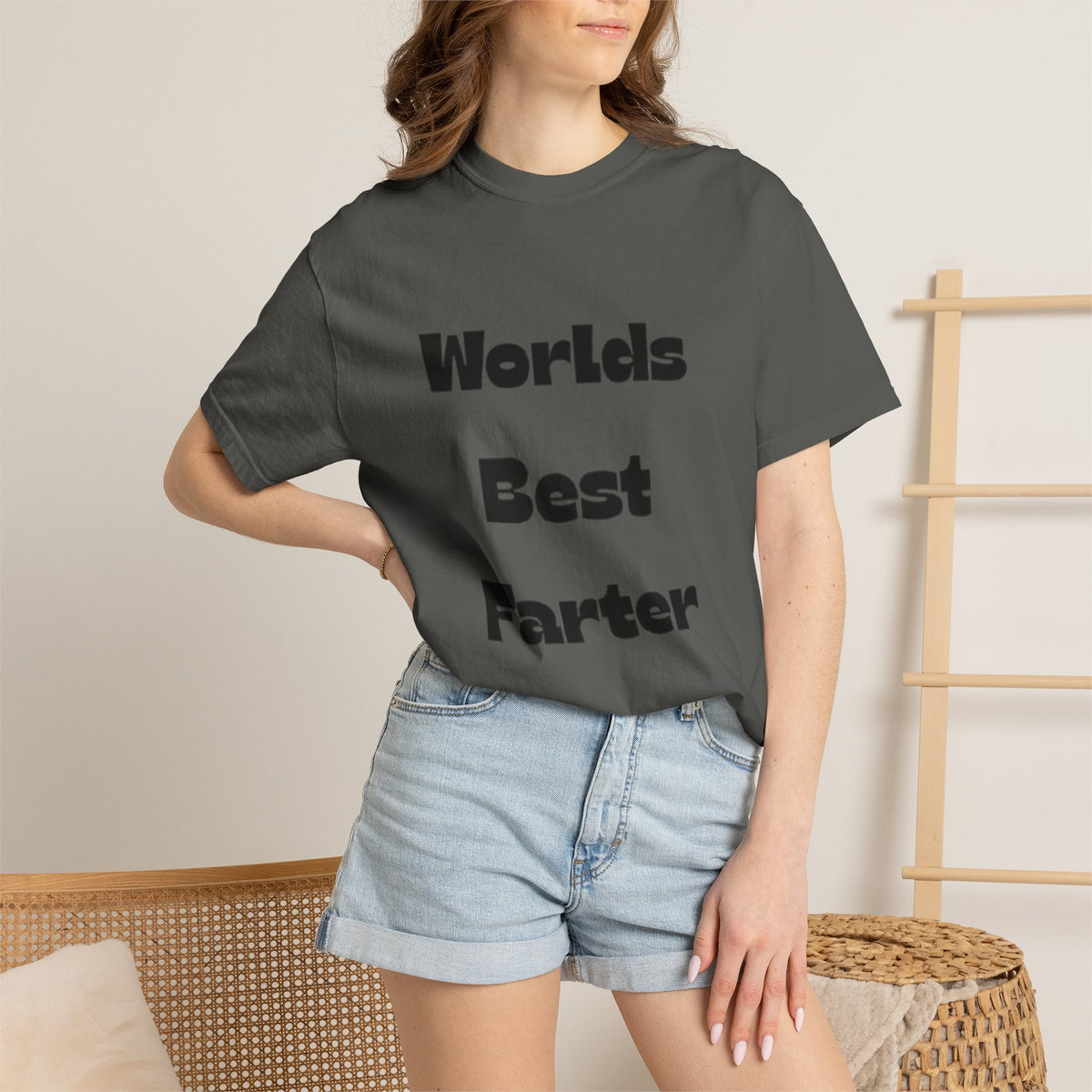 Funny "World's Best Farter (I Mean Father)" T-Shirt — Dad Gift, Father's Day Humor Tee