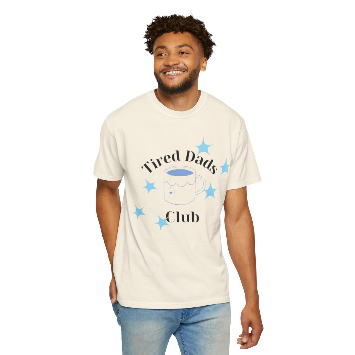 T-Shirt — "Tired Dads Club" Graphic Tee (Coffee Mug Design)