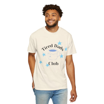 T-Shirt — "Tired Dads Club" Graphic Tee (Coffee Mug Design)