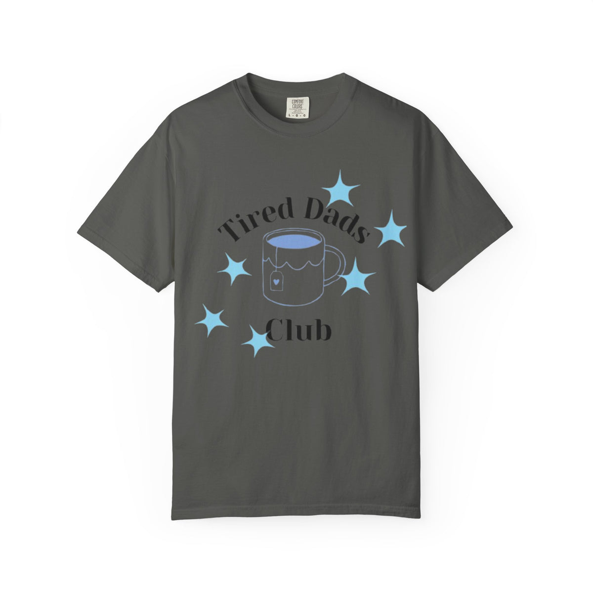 T-Shirt — "Tired Dads Club" Graphic Tee (Coffee Mug Design)